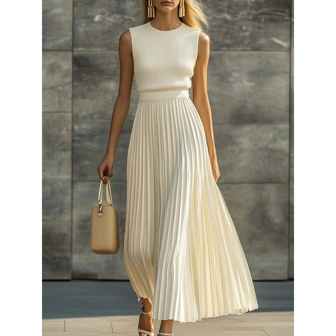 bernadette maxi dress Women's Cream Pleated – Elegant & Versatile Simple White Off Shoulder Made in the U.S.A formal gown with sleeves Size:36 Regular Jacket