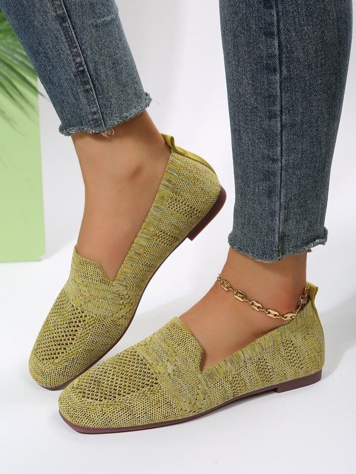 Women's orthopedic slip-on sneakers with soft footbed, breathable mesh