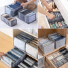 Wardrobe organizer bags for folded, crease-free clothes in drawers and wardrobes
