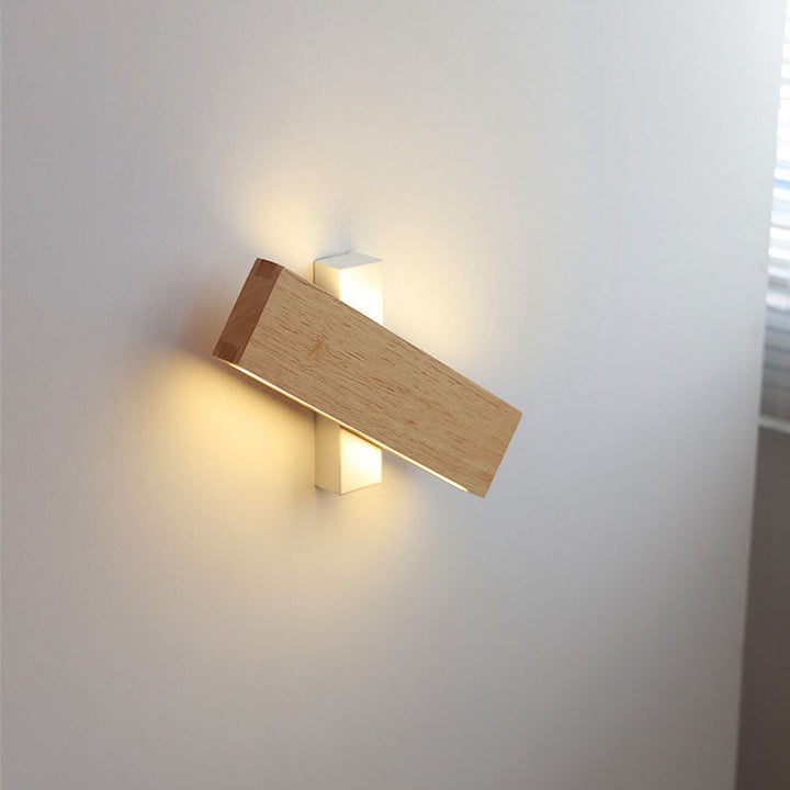 Japanese LED Wall Light | Minimalist Rotating Wall Lamp