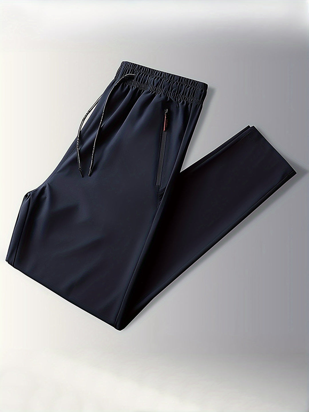 Plain Joggers with Zip Details - Milan