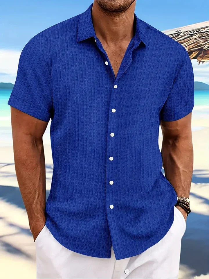 Summer Short-Sleeve Men's Shirt