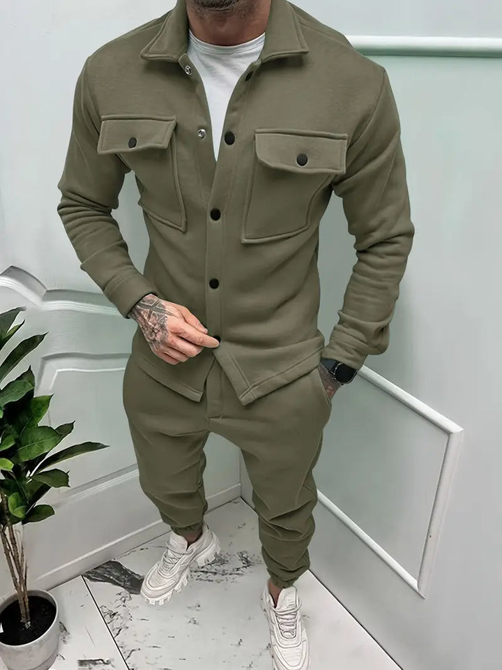 Cool Men's Set With Jacket And Trousers - Daan