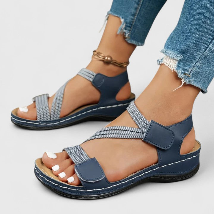 Strappy Platform Sandals with Open Toe for Women
