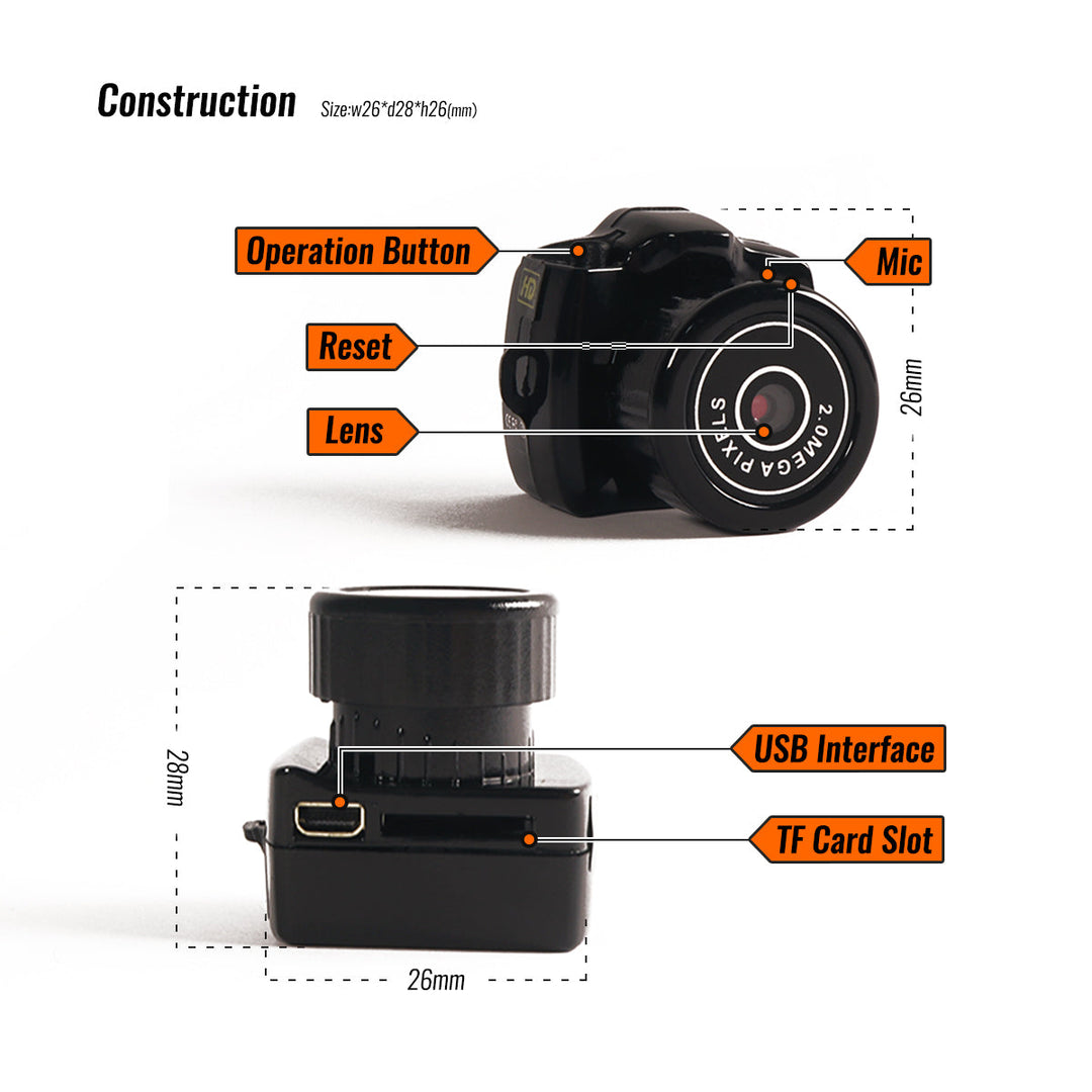 Mini Compact Camera Digital Compact Mini Video Camera – Weldnewyork