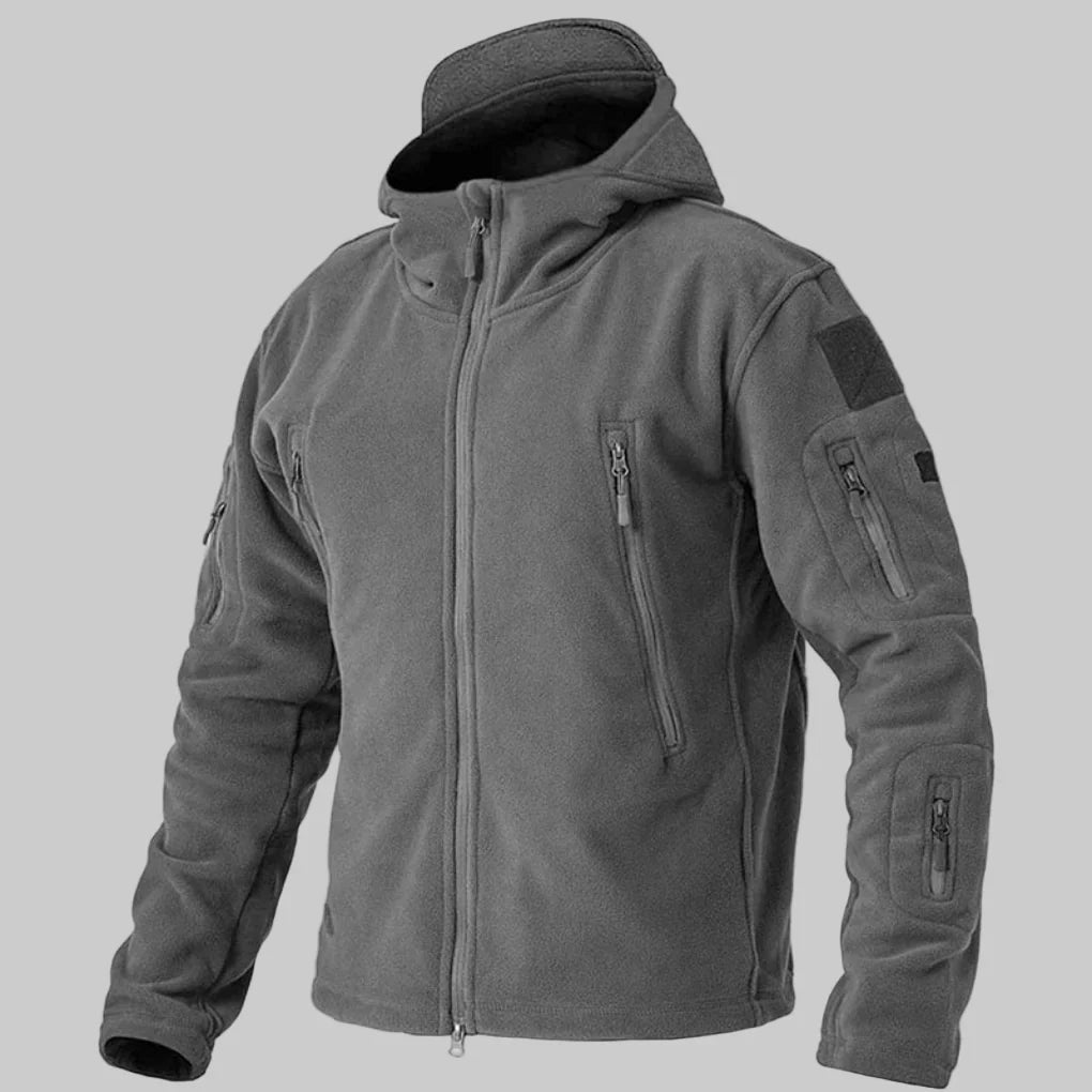 Men’s Wind-Resistant Outdoor Fleece Jacket – Rugged Everyday Layer