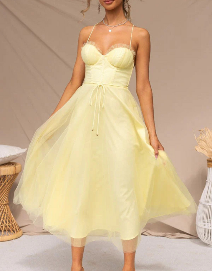 Women’s Lightweight Sleeveless Maxi Dress with V‑Neck