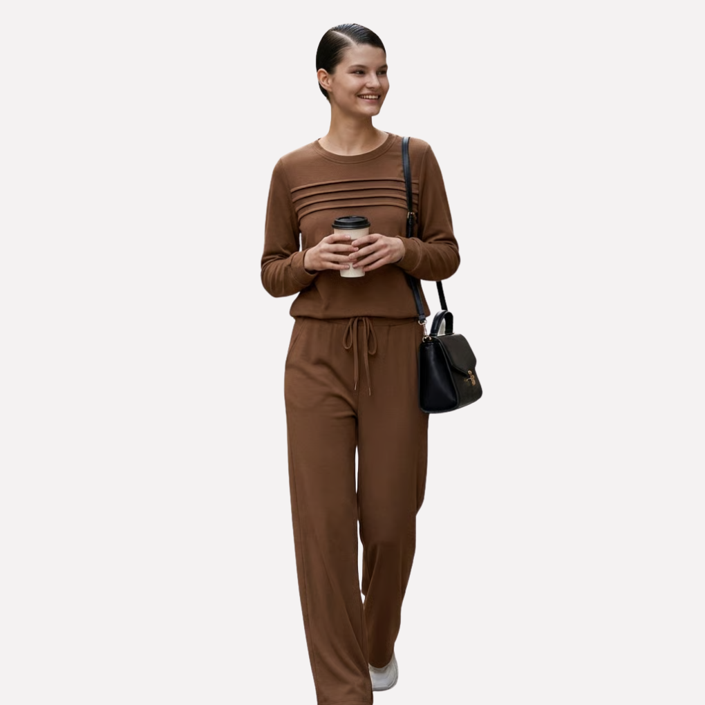 Women’s Casual Two‑Piece Loungewear Ensemble