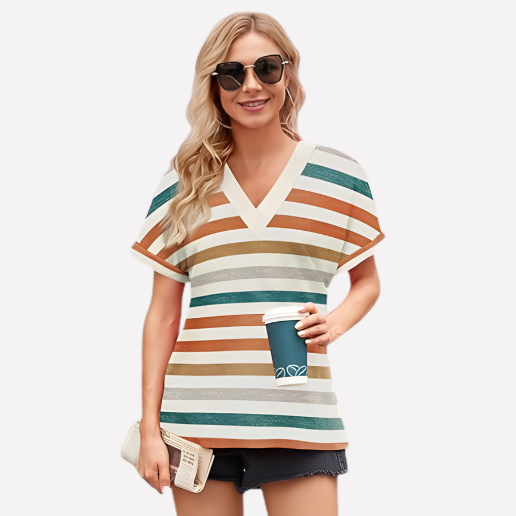 Women’s V-Neck Short Sleeve Tee