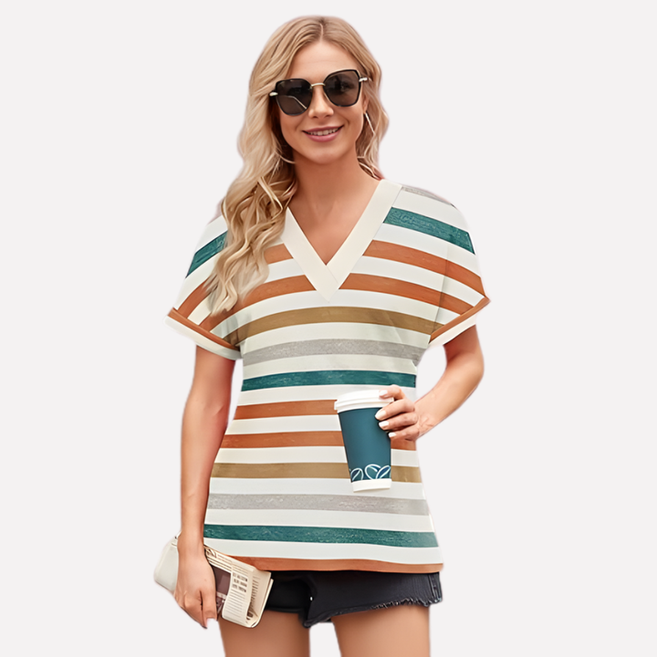 Women’s V-Neck Short Sleeve Tee