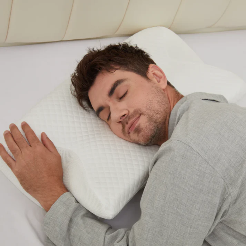 Anti-Snoring Pillow | Ergonomic Neck and Head Support | White