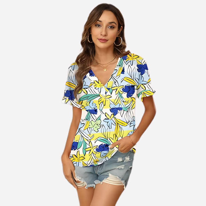Women’s V-Neck Short Sleeve Tee