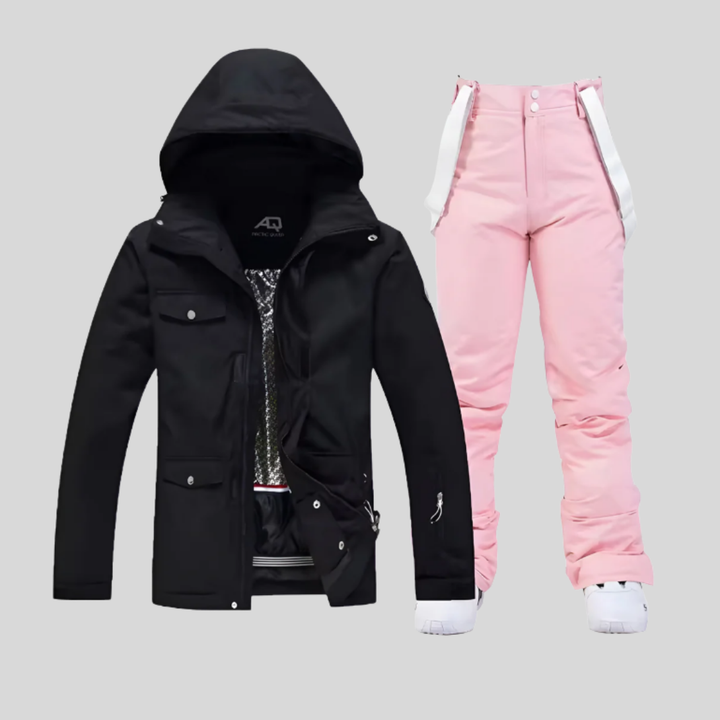 Women’s Ski Jacket & Pants Set Functional Winter Outfit