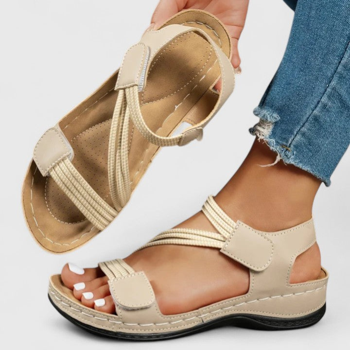 Strappy Platform Sandals with Open Toe for Women