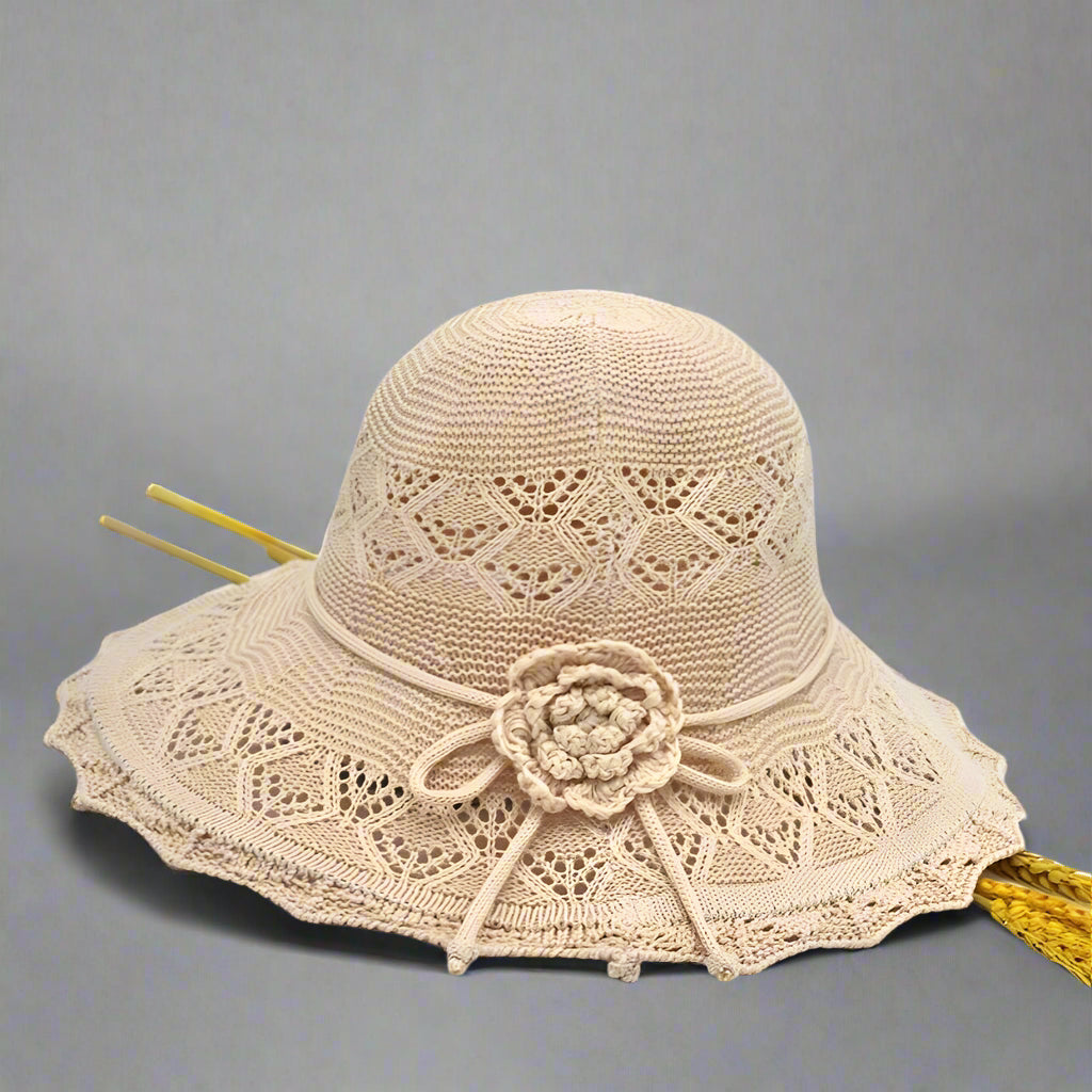 Elegant Lace Sun Hat for Women