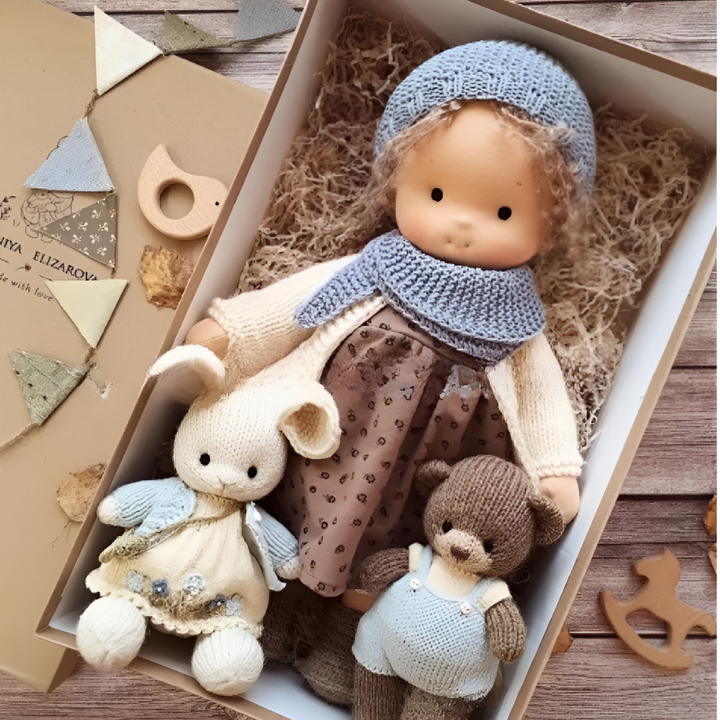 Handmade Waldorf Cuddly Doll