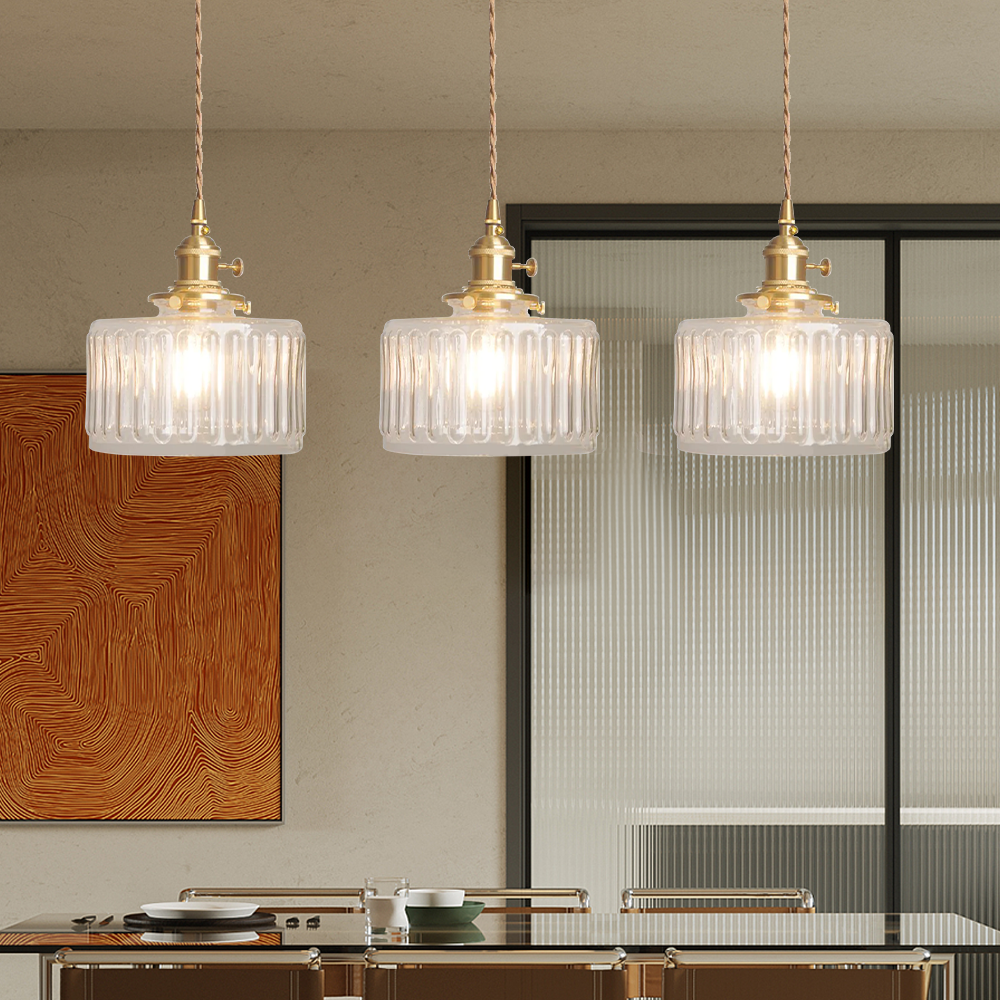 Crystal Chandelier with Adjustable Height in Vintage Style