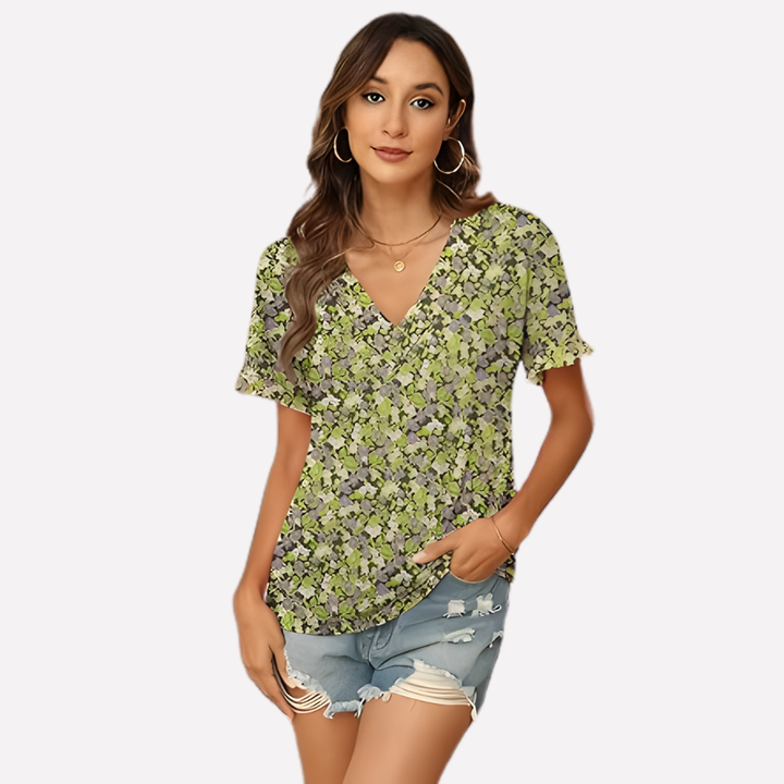 Women’s V-Neck Short Sleeve Tee