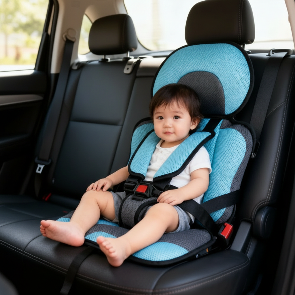 Portable Foldable Car Booster Seat for Children