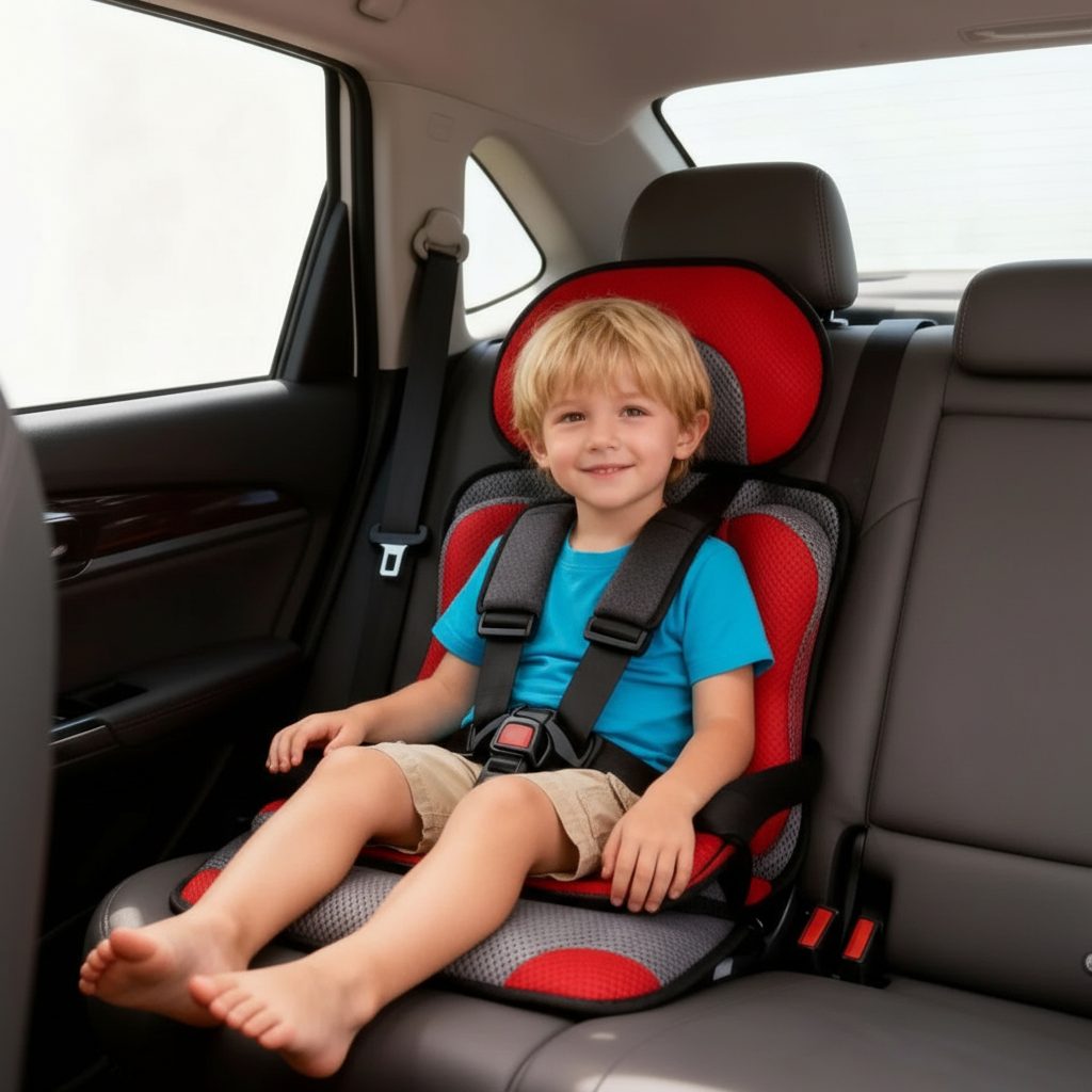 Portable Foldable Car Booster Seat for Children