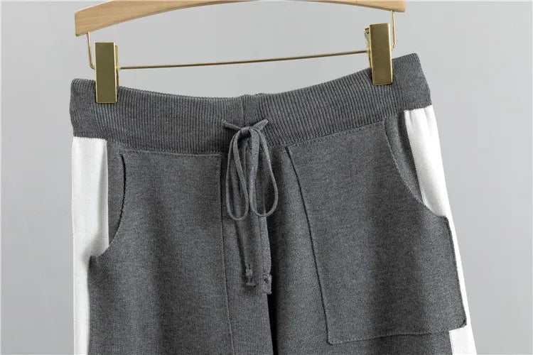 CozyKnits Warm Knitted 2-Piece Set for Women