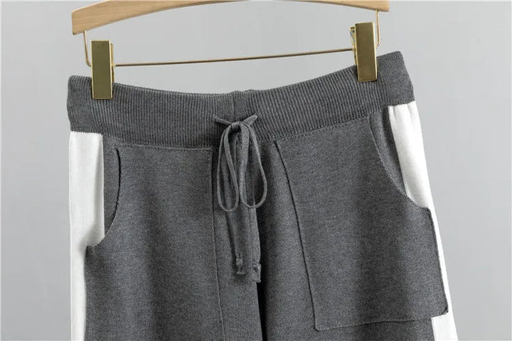 CozyKnits Warm Knitted 2-Piece Set for Women