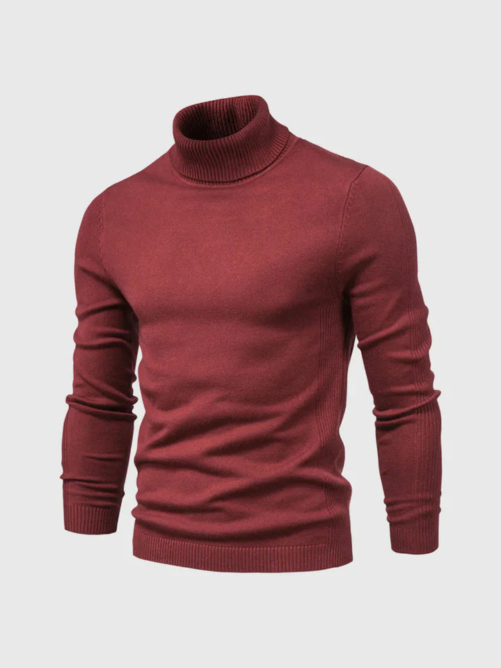 Men's Turtleneck Sweater – Washable and Versatile