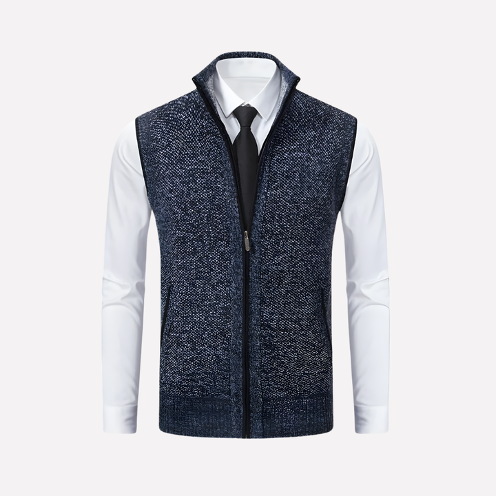 Men’s Vest with Zip Front