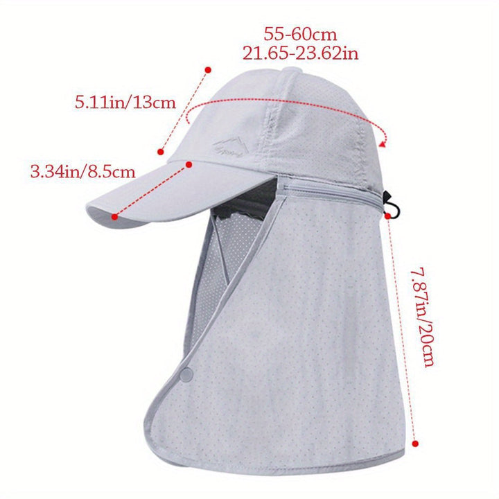 Trucker Hat with UV Protection and Neck Protection for Outdoor Adventures - SchattenPro