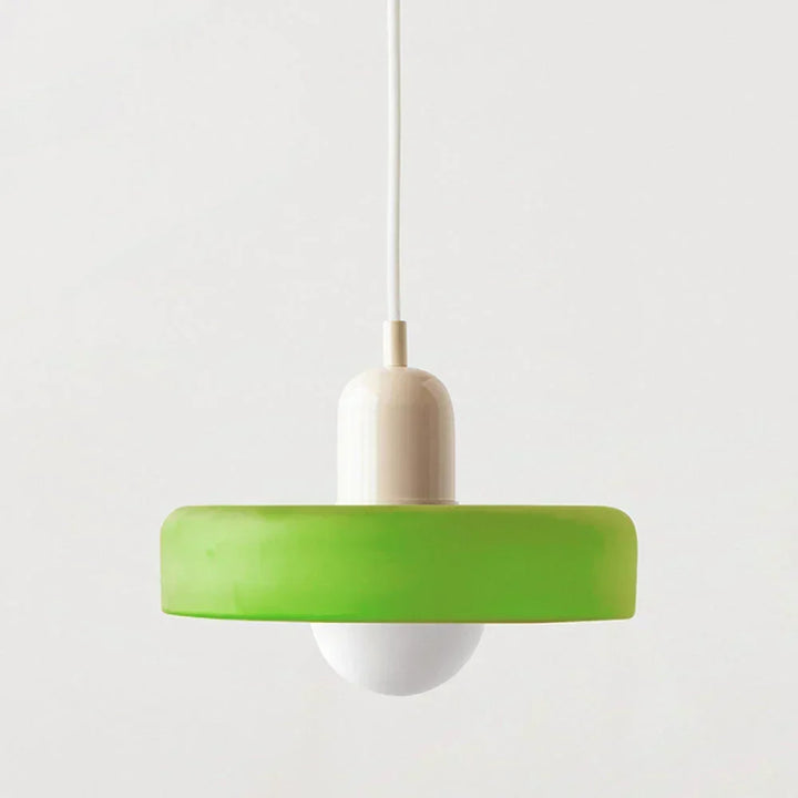 Bauhaus Stained Glass Pendant Light