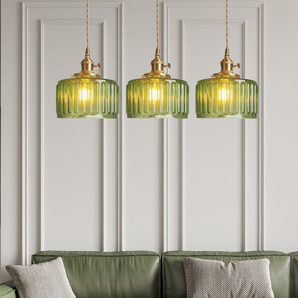 Crystal Chandelier with Adjustable Height in Vintage Style