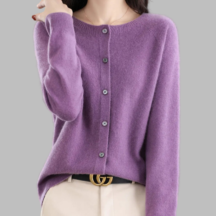 Women’s O-Neck Cardigan