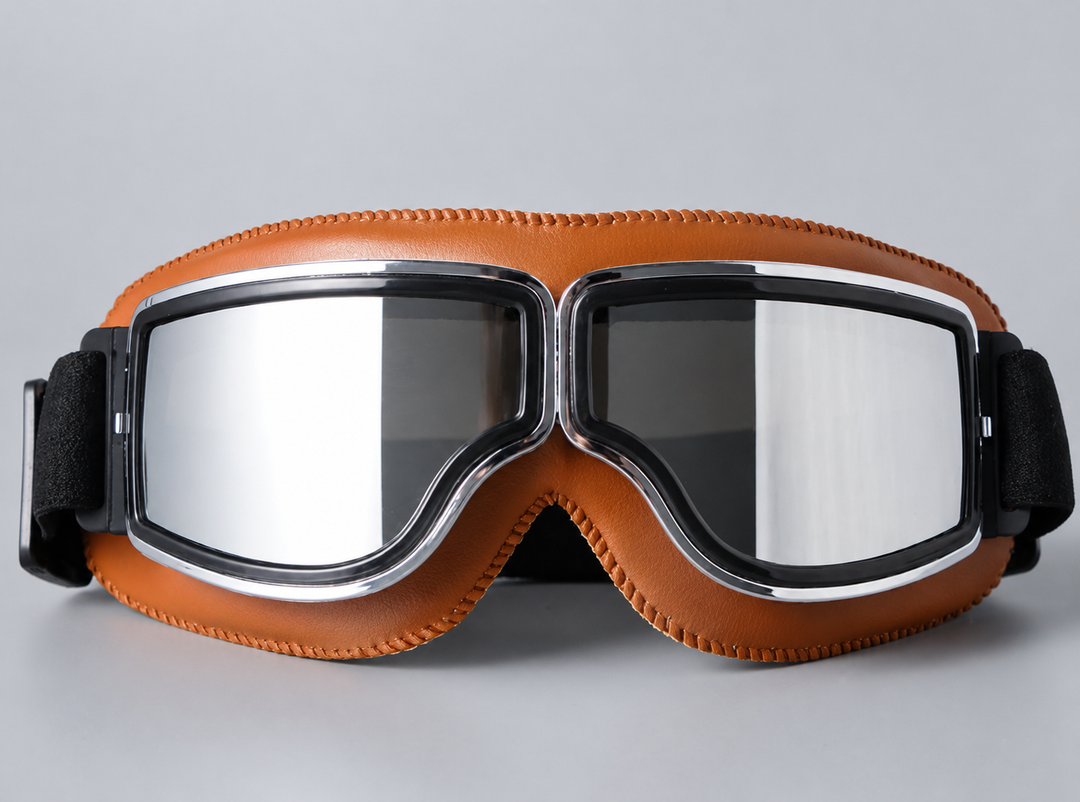 Vintage Leather Motorcycle Glasses – RiderEdge