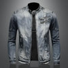 Retro Denim Jacket for Men Timeless Ruggedness Meets Everyday Comfort