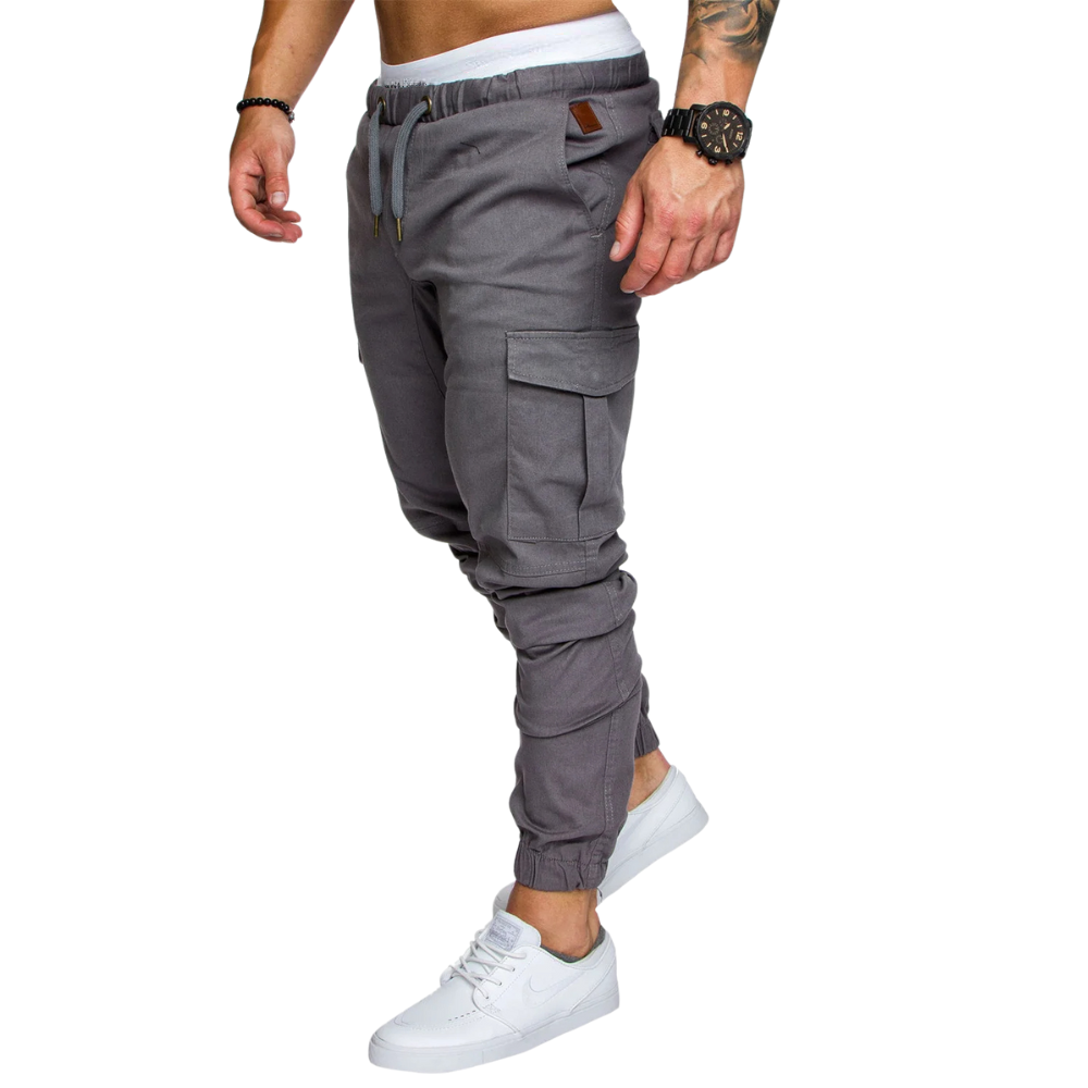 Rugged Multi-Pocket Cargo Joggers for Men