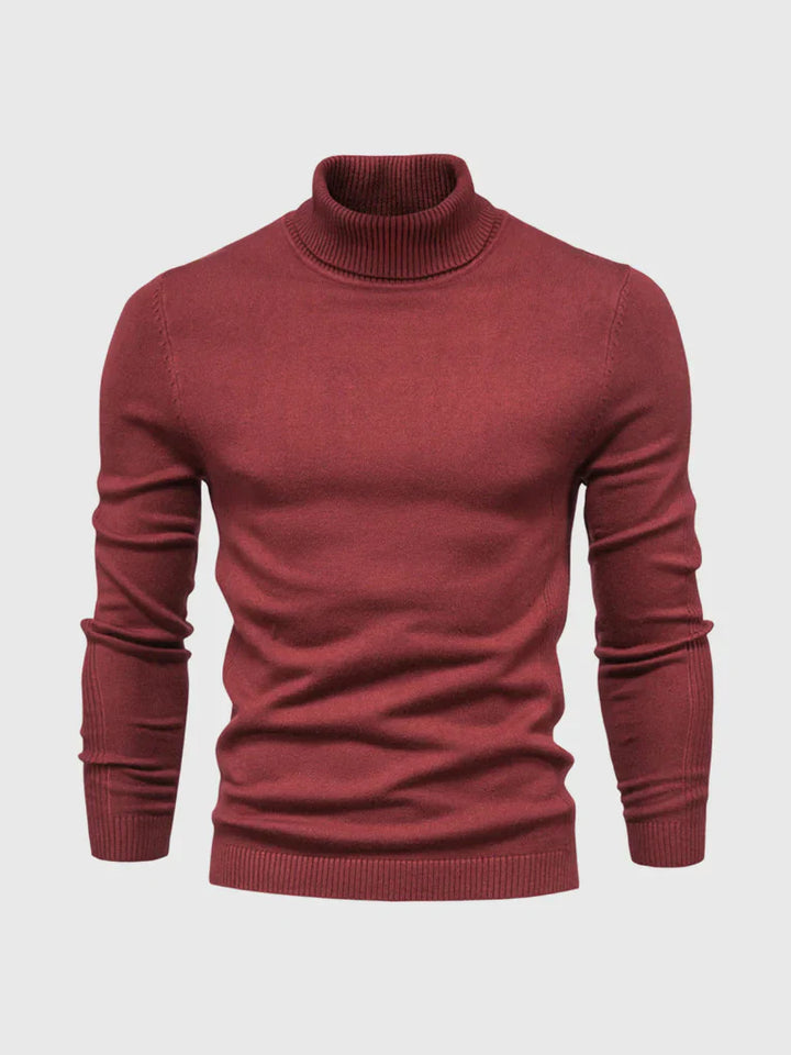 Men's Turtleneck Sweater – Washable and Versatile