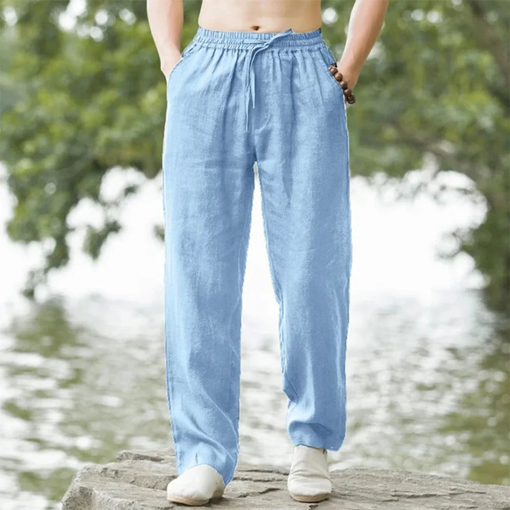 Men's Linen Beach Pants for Effortless Summer Comfort
