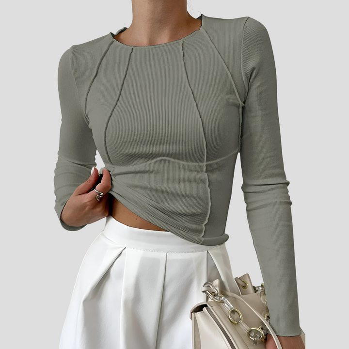 Delian – Basic Long-Sleeved Women's Top