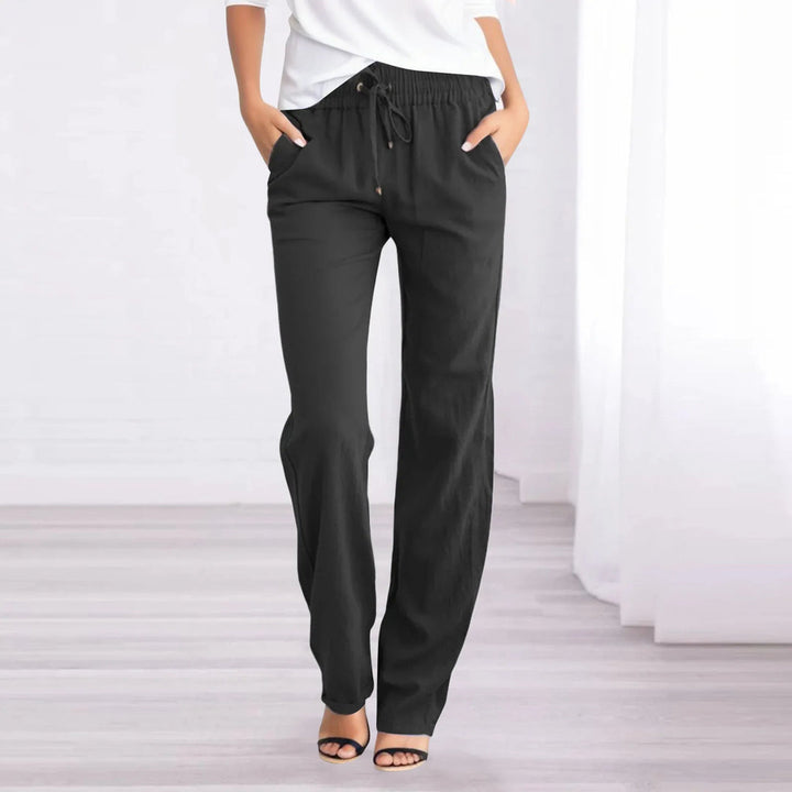 Airy Cotton-Linen Trousers for Women