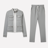 Women’s Zip Jacket & Pant Set – Contrast Trim Style