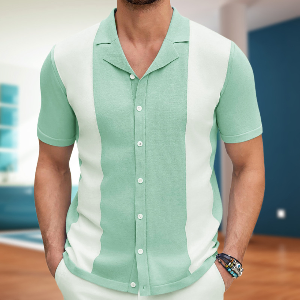 Elegant Men's Cotton Casual Shirt
