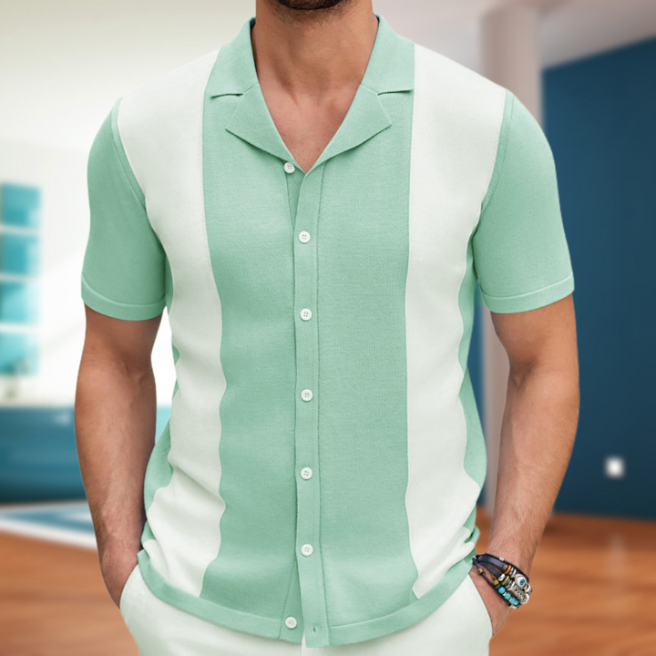 Elegant Men's Cotton Casual Shirt