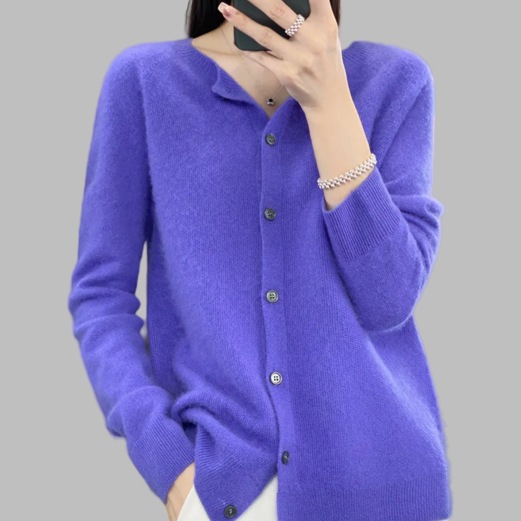 Women’s O-Neck Cardigan
