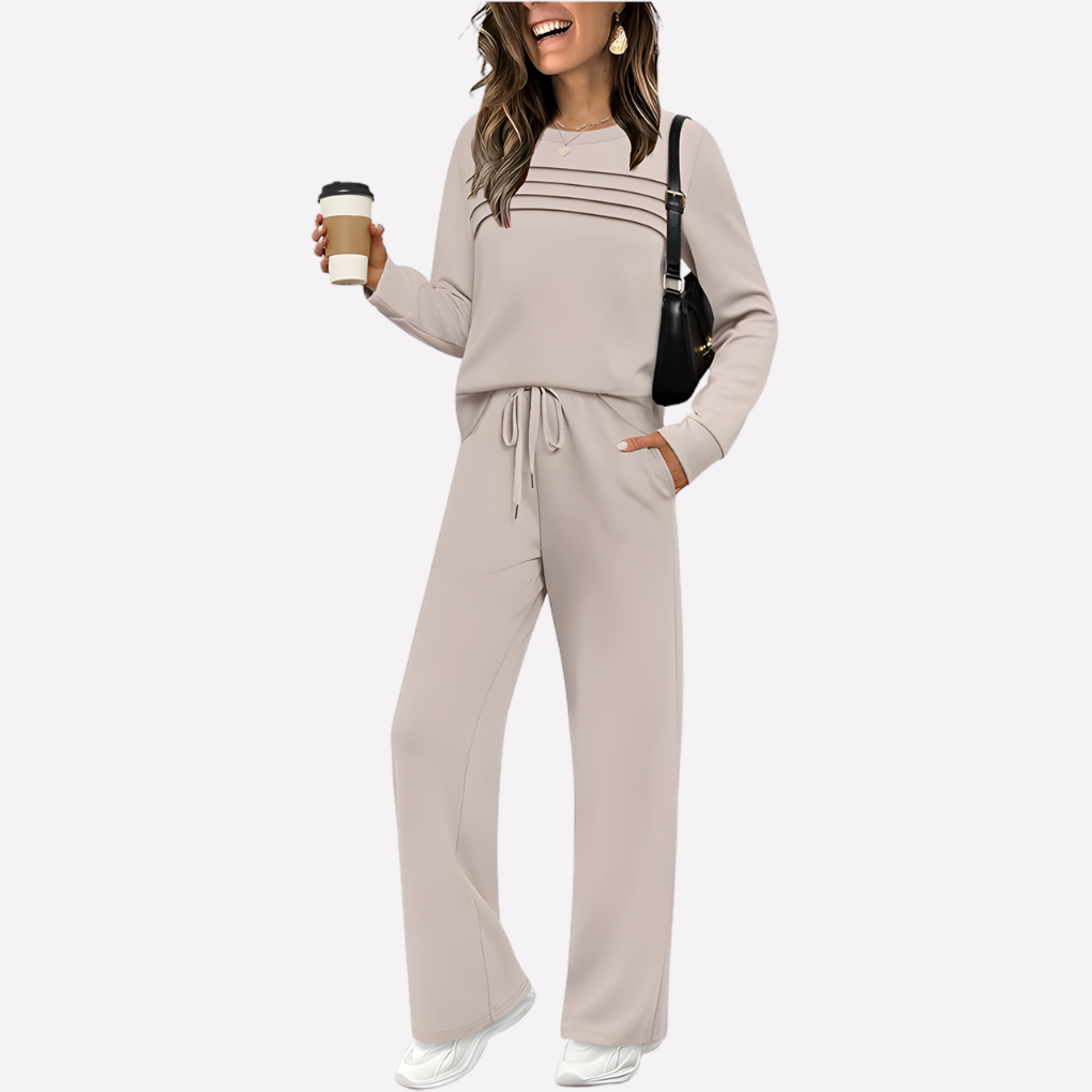 Women’s Casual Two‑Piece Loungewear Ensemble