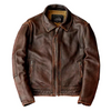 premium retro leather jacket