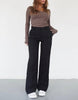 Women's High Waisted Wide Leg Trousers