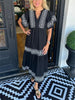 Alice | Women’s Summer Boho V Neck Midi Dress