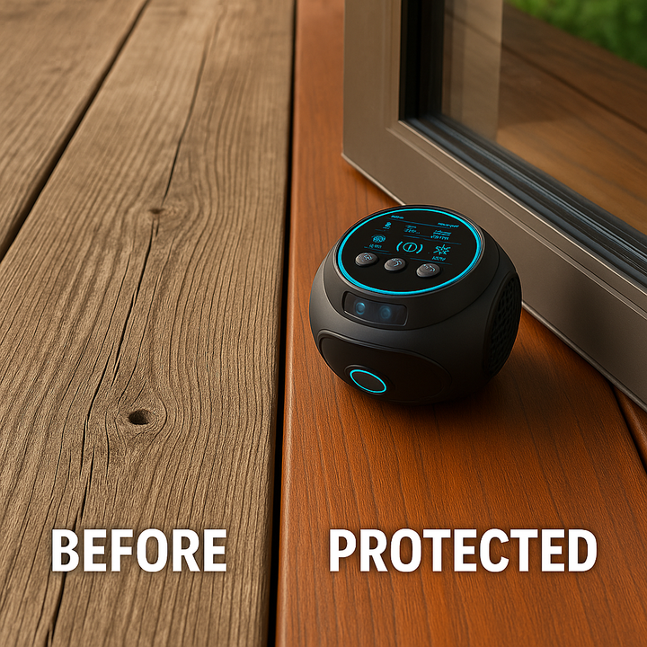 PulseGuard Ultrasonic Bee and Wasp Repellent Device, 360-Degree Coverage