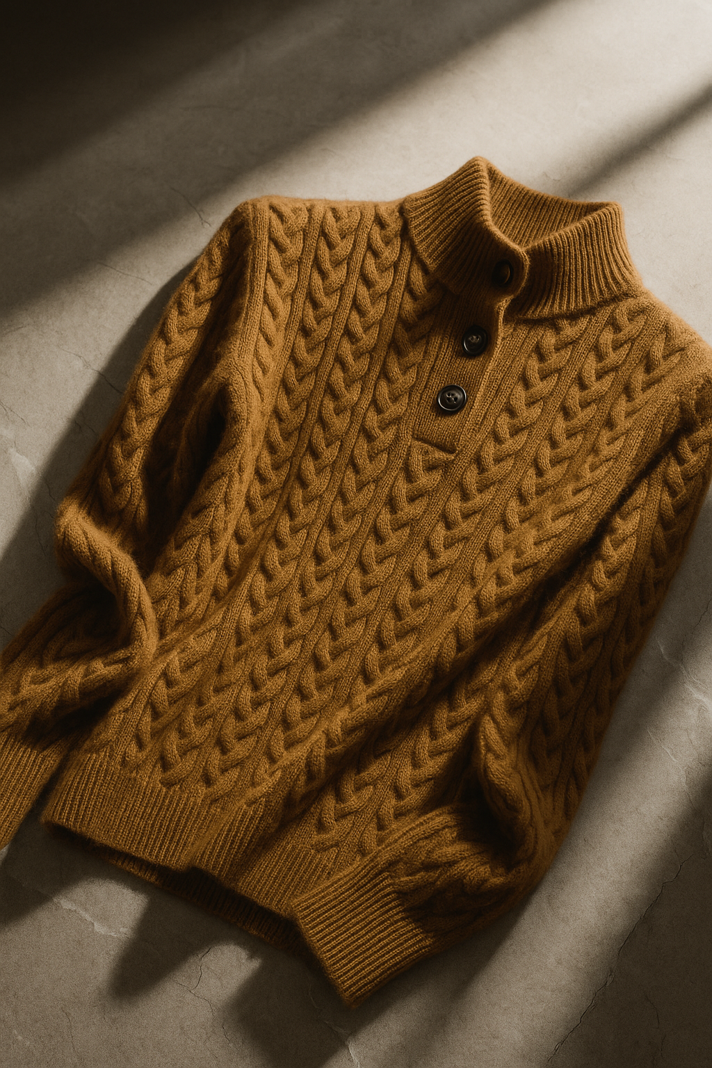 Arden Cashmere Cardigan with Buttons