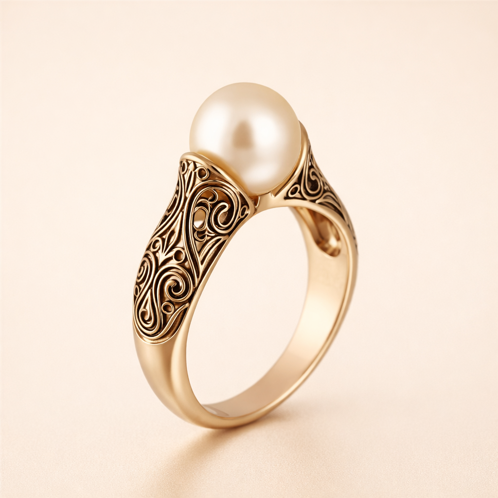 Charm - Vintage bright ring